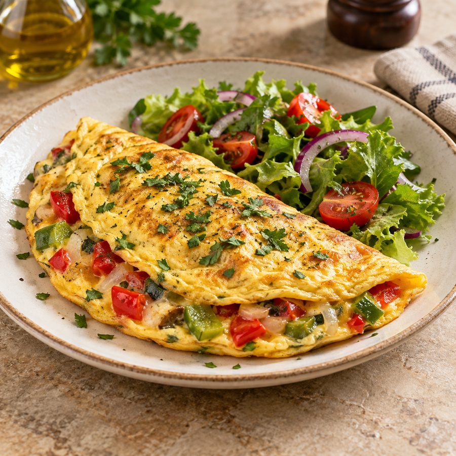 Omletă cu legume