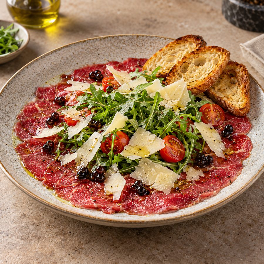 Carpaccio din vită maturată